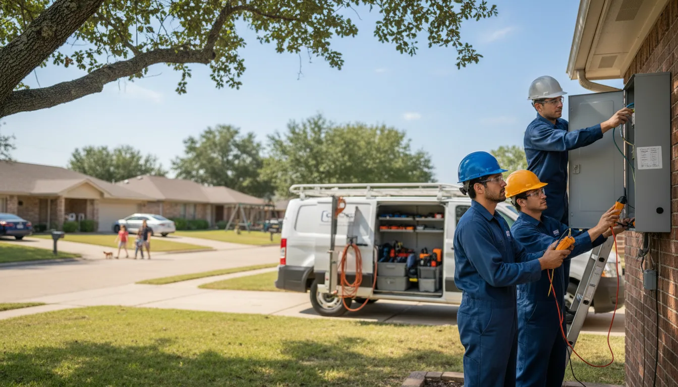 Certified electrician providing emergency electrical services in Table Grove, IL